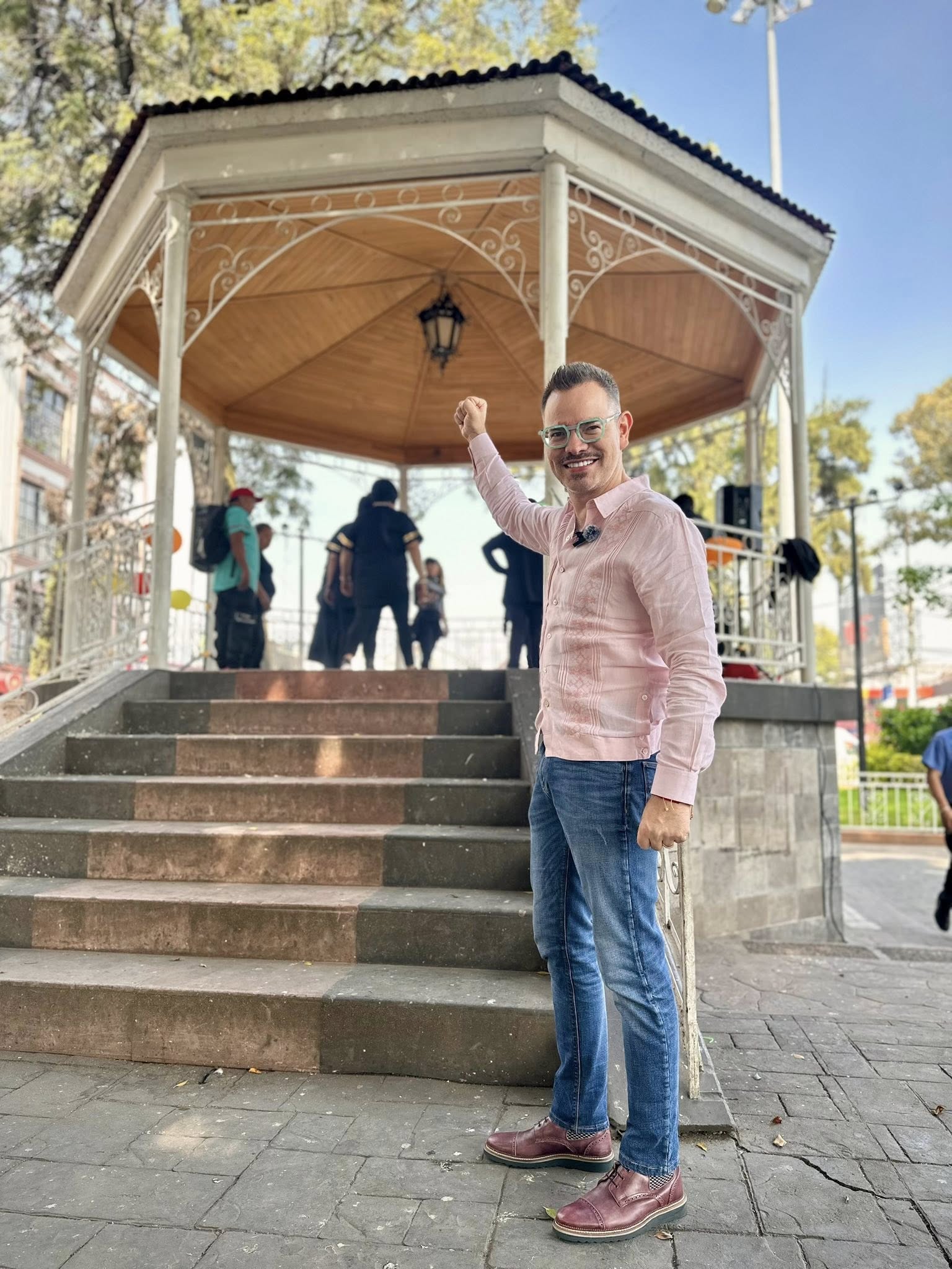 Pablo Andrei en evento comunitario